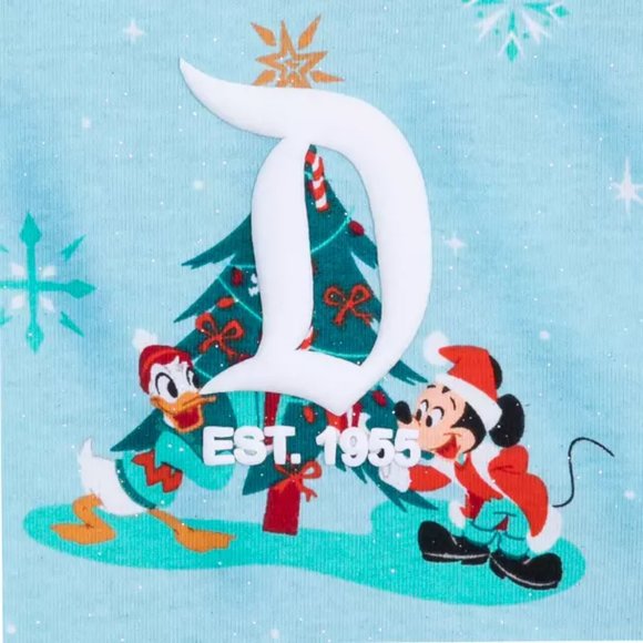 DISNEYLAND Santa Mickey Mouse & Friends Holiday CHRISTMAS Spirit Jersey XXL 2X - Picture 7 of 8